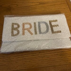 Beaded Bride Clutch